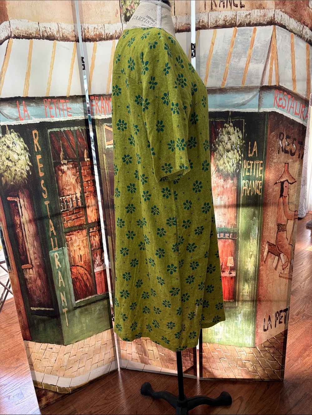 Gudrun Sjoden Ester Dress, Guava/Patterned, Size Medium - Picture 9 of 11
